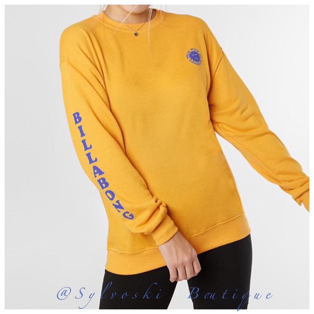 🔥Billabong Smile With Me Sweatshirt NWT - Picture 2 of 5